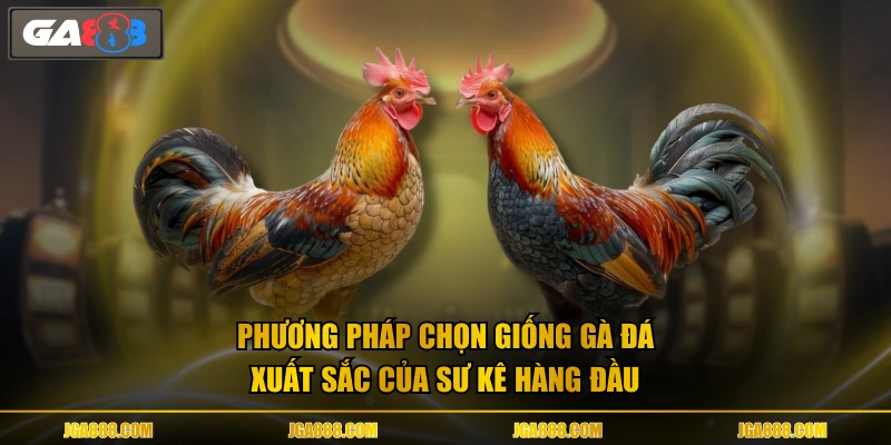 Phương pháp chọn giống gà đá xuất sắc của sư kê hàng đầu